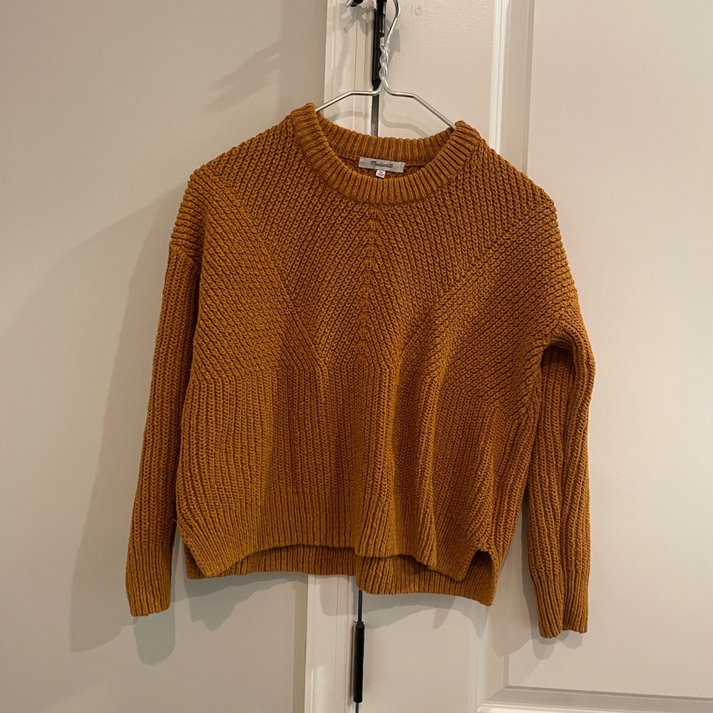 Madewell mustard sweater